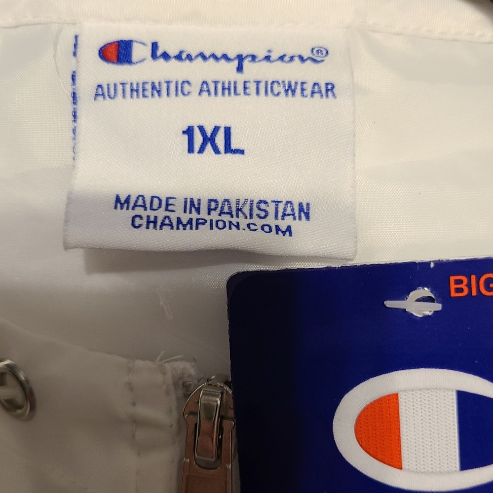 NWT Champion size 1XL black/white jacket - Picture 10 of 11